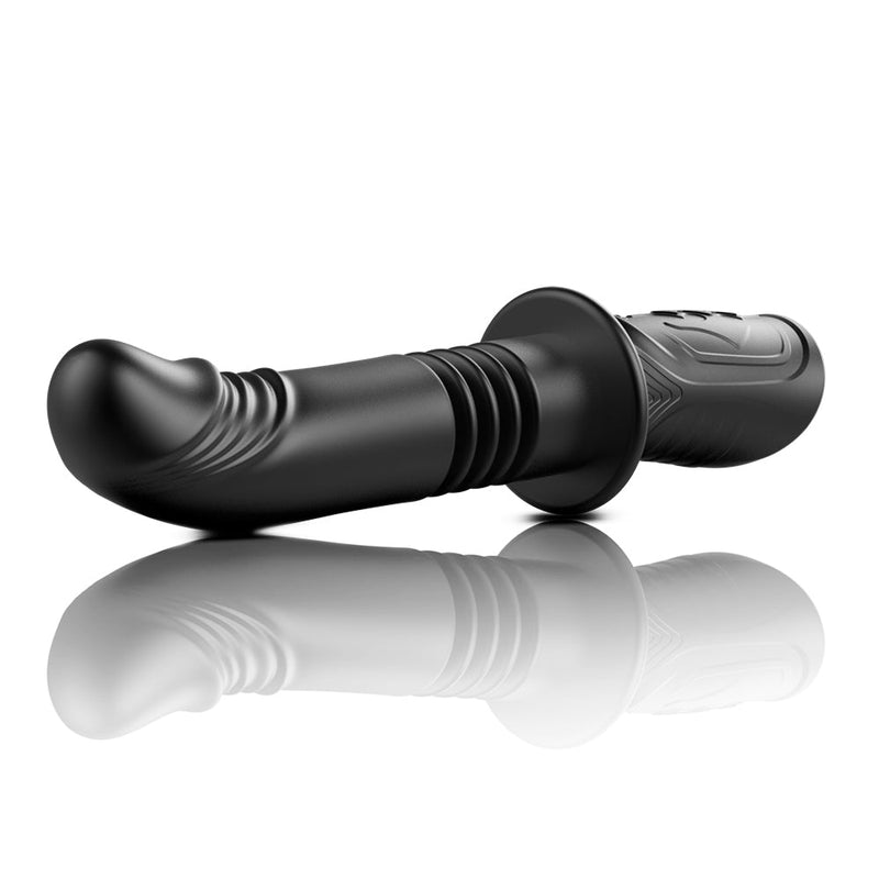 Large Realistic 10X Vibrating and Auto Thrusting Dildo - xbelo