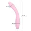 G Spot Vibrator Clitoris Dildo Nipple Stimulator-Pink - xbelo