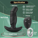 9 Vibration Modes Thrusting Anal Vibrator with Remote Control & APP - xbelo