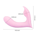 10 Vibrating Modes & 3 Wiggling Wearable Vibrator - xbelo