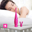 Dual Design G-Spot Mini Tongue Vibrator with Rabbit Ear - xbelo
