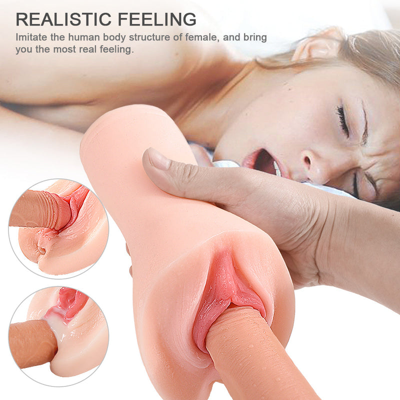 Lifelike Pocket Pussy Male Masturbator Toy with 3D Realistic Vagina - xbelo