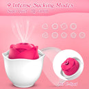 Rose Toy With Eggshell, 9 Flapping & Sucking Modes - xbelo