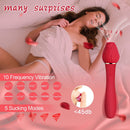 Rose Clitoral Sucking G Spot Vibrator, Clit Sucker - xbelo