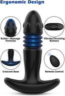 10 Thrusting 3 Speeds Vibration Prostate Massager - xbelo