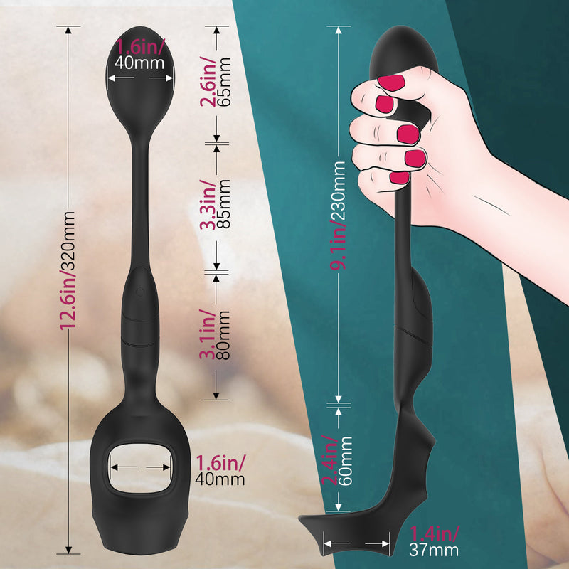 PENGUIN Anal Vibrator with Cock Ring - xbelo