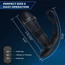 XBELO 3 -Thrusting & 12 -Vibrating Cock Rings Prostate Massager - xbelo