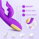 10 Speeds Triple G-spot Rabbit Anal Vibrator - xbelo