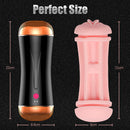 7 Vibration Modes Dual Heads 3D Realistic Masturbator - xbelo