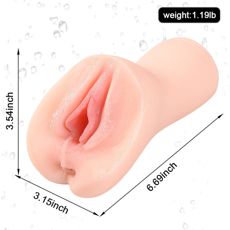 Lifelike Pocket Pussy Male Masturbator Toy with 3D Realistic Vagina - xbelo