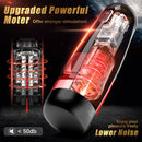 Trainer Rotating & Thrusting Hands free Masturbator - Red Black - xbelo