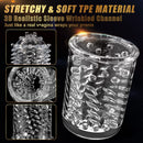 Trainer Rotating & Thrusting Hands free Masturbator - Red Black - xbelo