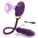 ALFA Sucking Vibrator Thursting Dildo Plug - xbelo