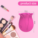Multicolor Rose Vibrator With 10 Sucking Modes - xbelo