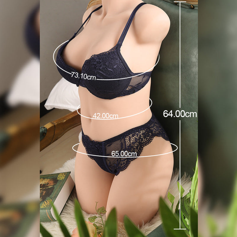 Half Body Torso Sex Doll Likelife Size with Plump Tits and Butt 35.27lb - Isabella - xbelo