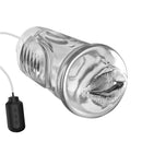 Automatic Suction and Vibrating Elastic Transparent Masturbator - xbelo