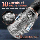 Rocket-2 Vibrating Eggs 5 Sucking 10 Vibrating Masturbation Cup