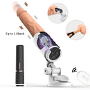 7 TELESCOPIC PATTERNS & 7 VIBRATING MODES Realistic Dildo Thrusting Sex Machine - xbelo