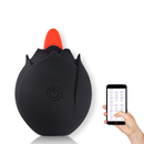 Rose Wireless Remote Control Tongue & Sucking Vibrator - xbelo