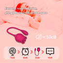 Rose Shaped Vibrator Realistic Oral Sucking - xbelo
