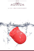 Rends Rose Toy Tongue & Sucking Vibrator Red - xbelo