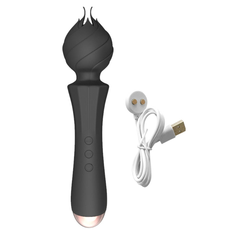 Rechargeable Personal Rose Massager With 20 Vibration Modes - xbelo