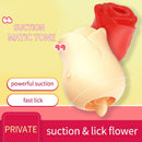 Rends Rose Toy Tongue & Sucking Vibrator - xbelo