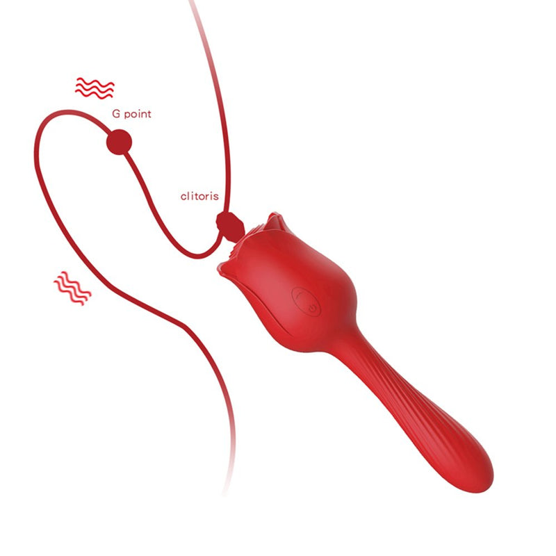 Rose Vibrator, G-spot Clitoral Stimulators - xbelo