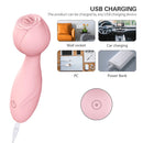 7-frequency Rose Clitoral Stimulator - xbelo