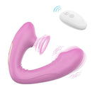 10 Vibration Modes G Spot Clitoral Licking Vibrator-Red - xbelo