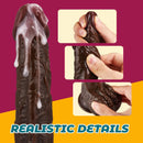 9 Vibrating 3 Telescoping Swing Realistic Dildo Vibrator 8.86 INCH - xbelo